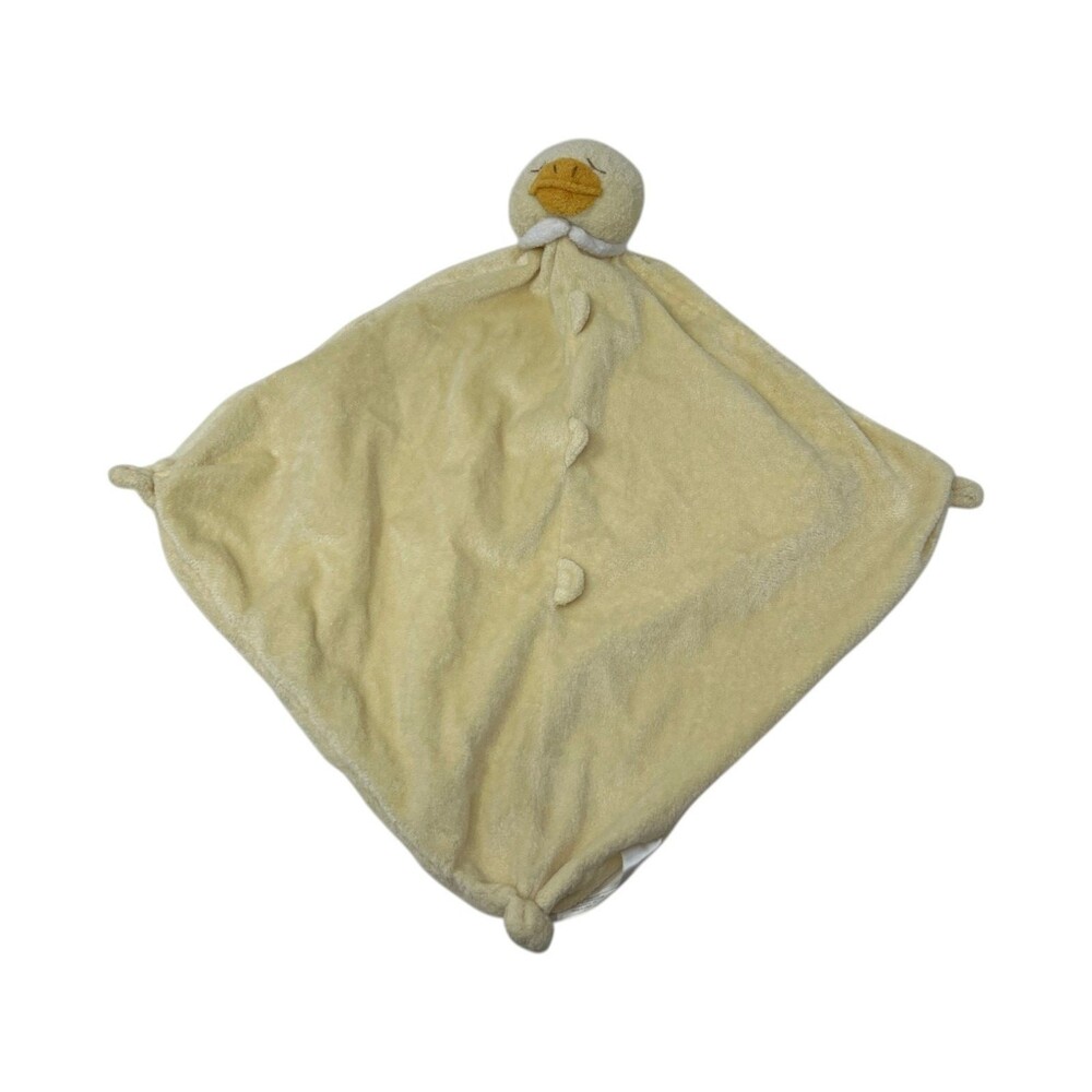Angel Dear 12" Lovey Security Blanket Unisex Duck Duckie Yellow Plush Soft